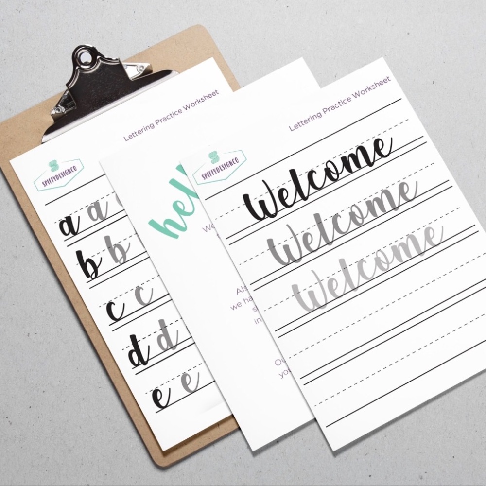 Downloadable PDF “Modern Guide to Hand Lettering” - Picture 2 of 2